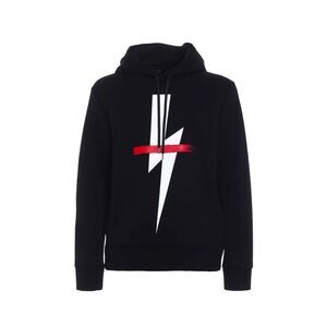 Neil Barrett Black Cotton Men's Sweatshirt